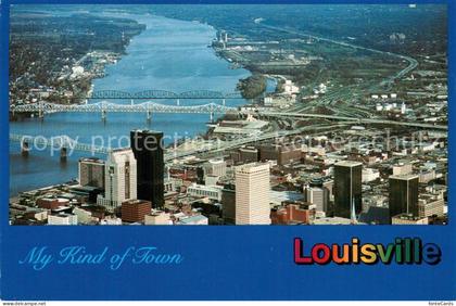 Louisville Kentucky Aerial view