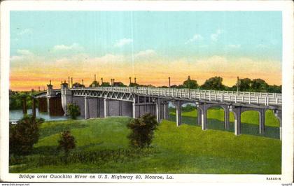 Etats Unis - LA - Louisiana - Monroe - US Highway 80 - Bridge over Ouachita River - CPA