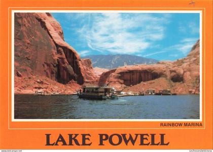 [-5%] ETATS UNIS - Lake Powell - Rainbow Marina - Bateaux - Falaises de grès - Montagne - Paysage - Animé - Carte postal