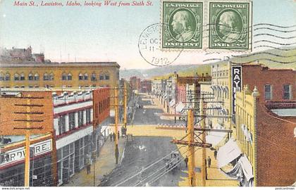Usa - LEWISTON (ID) Main street looking West from Sixth Street