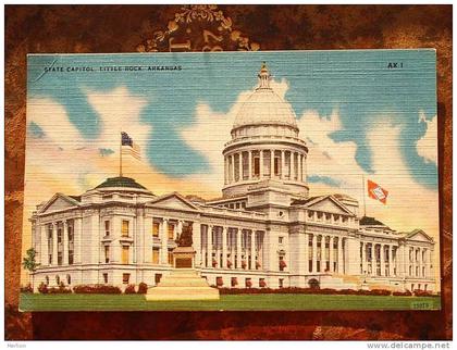 State Capitol Little Rock Arkansas   cca 1920's  VF+  D10057