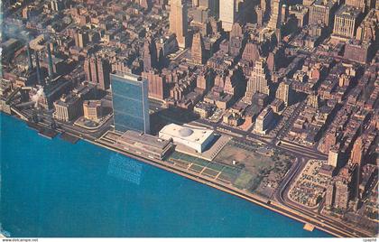 CPM Arial view of midtown manhattan new york city