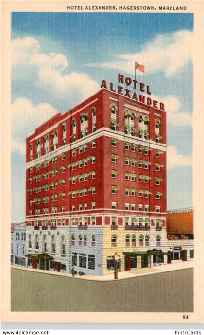 Hagerstown Maryland USA Hotel Alexander