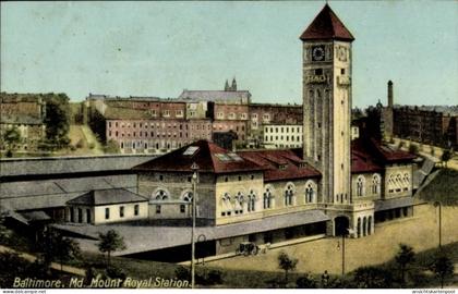 PC Baltimore Maryland USA, Md. Mount Royal Station