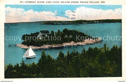 Peaks Island Pumkin Knob and Long Island