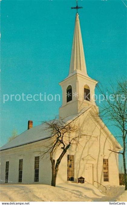 Rumford Maine Kirche Winterlandschaft