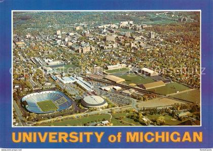 Ann Arbor University of Michigan Air view