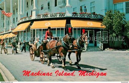 Mackinac Island Grand Hotel Pferdedroschke