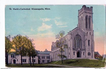 St. Mark’s Cathedral – Minneapolis, Minnesota (USA) – Cartolina illustrata colorata