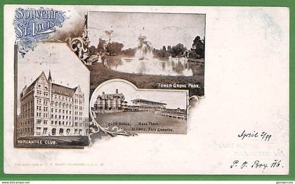 ak7735 - USA - VINTAGE POSTCARD - Mississippi, St.Louis - 1899