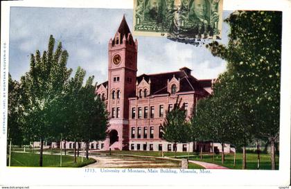 CPA University Of Montana Main Building Missoula Mont