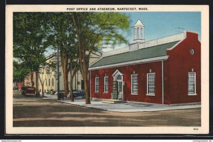 AK Nantucket, MA, United States Post Office and Atheneum