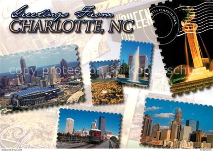 Charlotte North Carolina Fliegeraufnahme