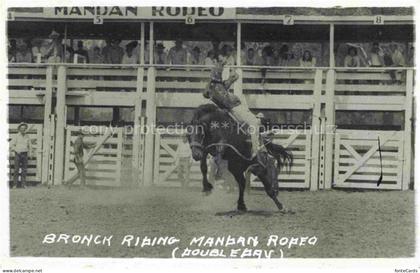 Bismarck North Dakota USA Bronck Riding Mandan Rodeo
