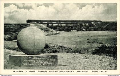 CPA North Dakota USA, Denkmal für David Thompson