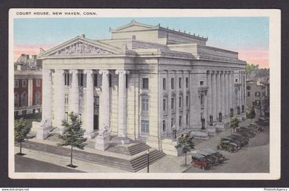 Vintage postcard USA New Haven CA Connecticut Court House 1920s Architecture
