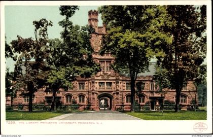 CPA Princeton NJ USA, Princeton University, die Bibliothek