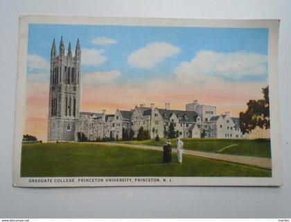 D155462 US  Graduate College -Princeton Universty ,Princeton N.J.