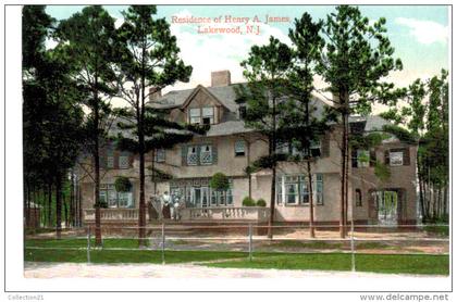 LAKEWOOD .... RESIDENCE OF HENRY A JAMES