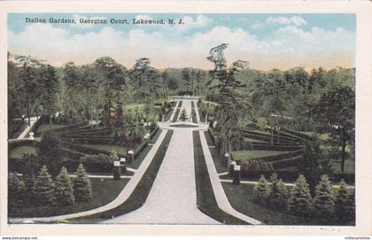 NEW JERSEY - Lakewood - Italian Gardens - Georgian Court