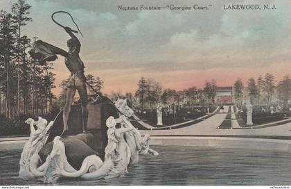 NEW JERSEY - Lakewood - Neptune Fountain - Georgian Court