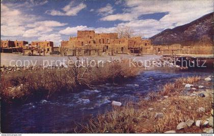 Taos Pueblo and Stream