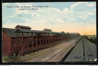 AK North Platte, NE, Union Pacific Ice House, largest in the world