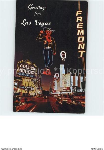 Las Vegas Nevada Fremont Golden Nugget Gambling Hall Casino