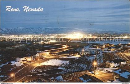 Reno Nevada Panorama at night