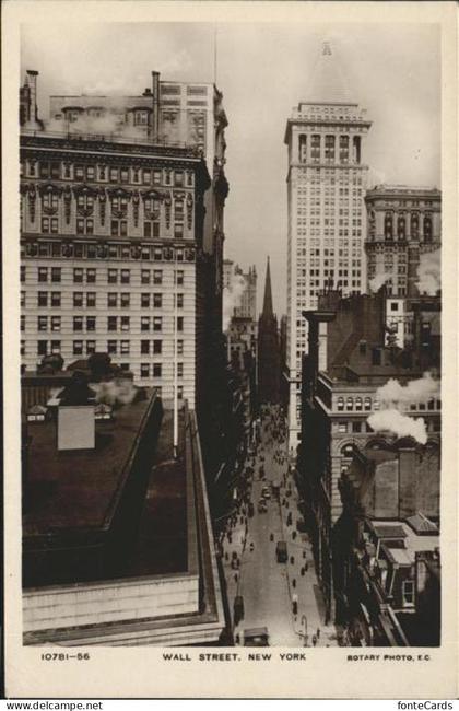 New York City Wall Street