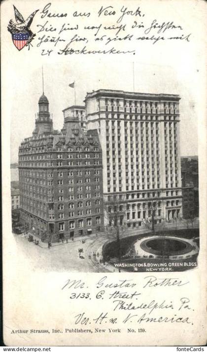 New York City Washington Bowling Green Bldgs.