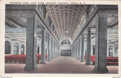 NEW YORK - Interior View, Central Station, Utica