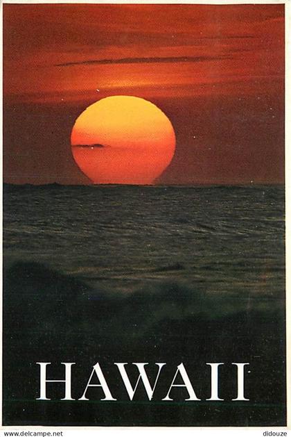 Carte Postale - Etats Unis - Hawaï - Oahu - Sunset - Coucher de Soleil - Aloha from Hawaï - Etat de Hawaï - Hawaï State
