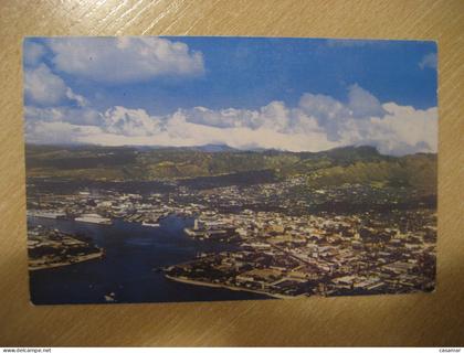 HAWAII Honolulu Island of Oahu postcard USA