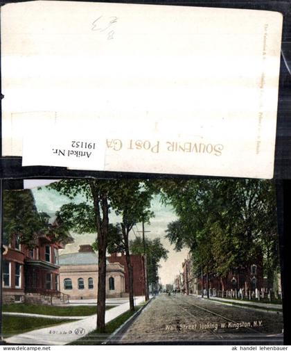 191152,New York Kingston Wall Street Looking West