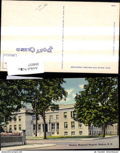 204037,New Hampshire Nashua Nashua Memorial Hospital