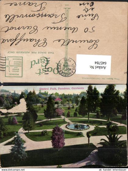 645784,California Pasadena Central Park