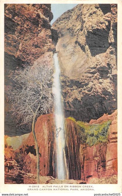 BR46527 Altar falls in ribbon Creek grand canyon national park    Arizona
