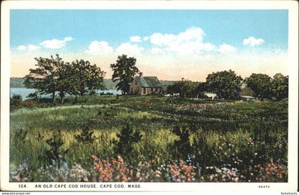Cape Cod Mass. Old Cape Cod House