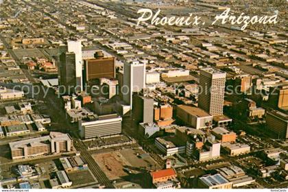Phoenix Arizona Downtown Phoenix Air view