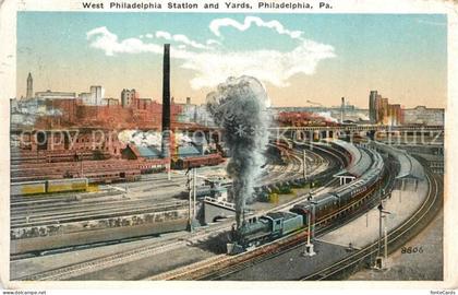 Philadelphia Pennsylvania West Philadelphia Station and Yards