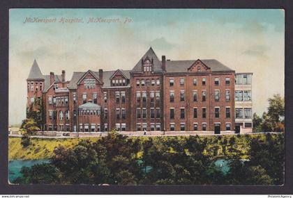Postcard, United States, McKeesport PA, McKeesport Hospital
