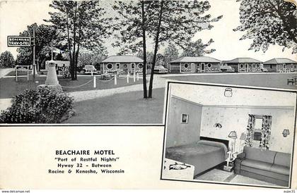Etats-Unis - Wisconsin - Beachaire Motel - Port of Restful Nights - Hyway 32 - Between - Racine - Kenosha - état