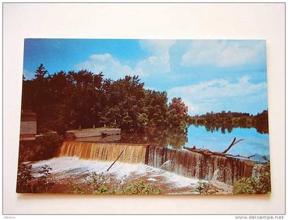 Old Mill Dam - Racine Wisconsin   US  cca 1950's     VF D31189