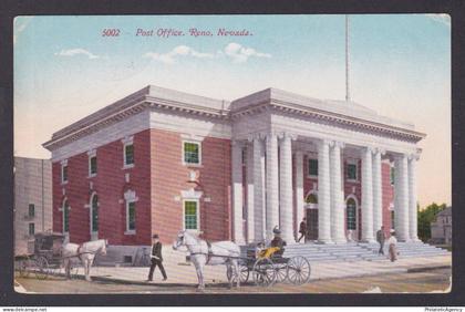 Postcard, United States, Reno NV, Post Office