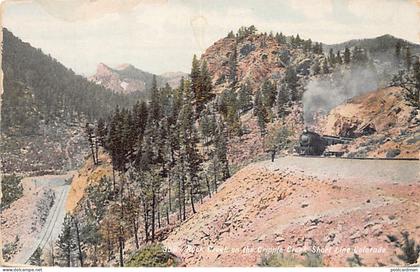 Usa - ROCKY MOUNTAINS (CO) Rock Creek on the Cripple Creek Short Line
