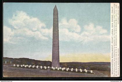 AK San Diego, CA, Bennington Monument, Point Loma