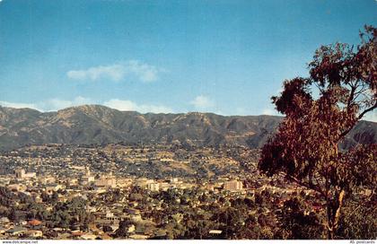 B351 US Santa Barbara Marina California Panorama vintage postcard