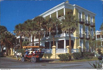 Charleston South Carolina Strassenpartie Pferdewagen