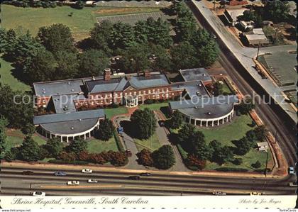 Greenville South Carolina Shrine Hospital Fliegeraufnahme